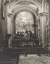 A mural painting in the Cathedral of Zacatecas, late 19th century