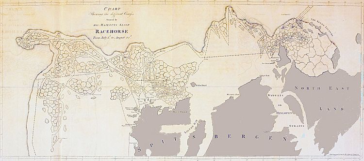 A voyage towards the North pole undertaken by His Majesty's command, 1773 (1774) (infilled)