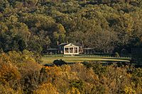 Aerial Photo of Mansion at James Madison's Montpelier