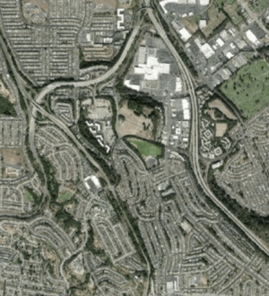 Aerial View of the Serramonte Neighborhood