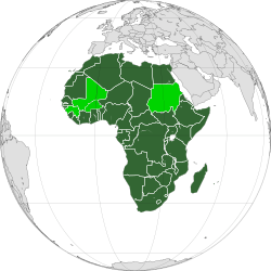 African Union (orthographic projection)