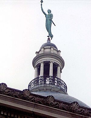 Allen Co, Court House, finial c. 1900