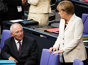 Angela Merkel, Wolfgang Schäuble (Tobias Koch) 2