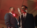 Armstrong and Conover 1958 Newport Jazz Festival