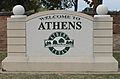Athens, TX, welcome sign IMG 0318