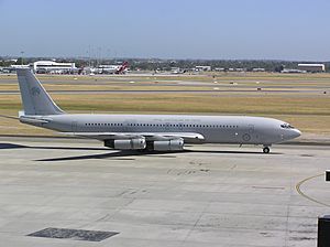 Australian air force 707-368C (code A20-261) Perth International Airport Australia