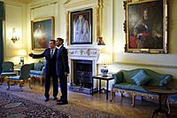 Barack Obama and Gordon Brown in 10 Downing Street