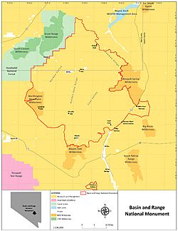 Basin and Range NM map