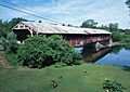 Bath-Haverhill Bridge, Spanning Ammonoosuc River, bypassed section of Amm, Woodsville (Grafton County, New Hampshire)