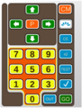 Big Trak UK Keypad