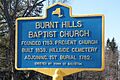 BurntHillsBaptistChurchMarker