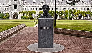 Bust of George Boole at University College Cork - 133760 (38218465931) (2)