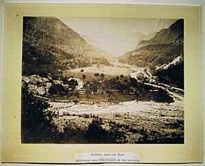 C1870 view of Bondo from the north
