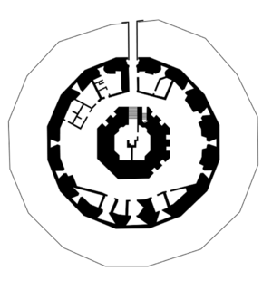 Calshot Castle plan