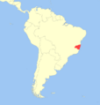 Cebus robustus distribution