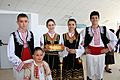Children in Bulgarian national costumes