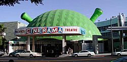 Cinerama-Dome-decorated-for-Shrek-2