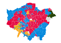 Citywide ward results of the 2018 London local elections