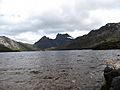 Cradle Mountain from the shore of Dove Lake, Tasmania, Australia