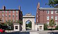 Das östliche Eingangstor der Brown University