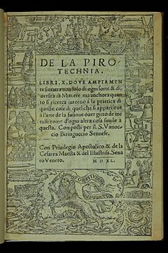 De la pirotechnia 1540 Title Page AQ1 (1)