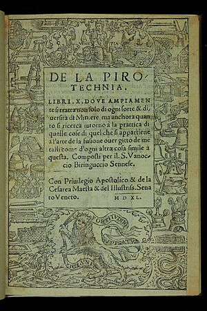 De la pirotechnia 1540 Title Page AQ1 (1)