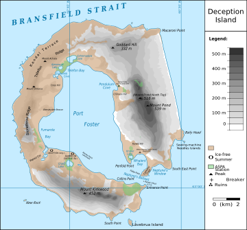 Deception Island Map