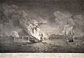 Destruction du vaisseau le Prudent et capture du Bienfaisant a Louisbourg 1758