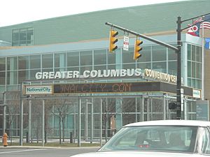 Entrance to the Columbus Convention Center