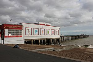 Felixstowe Pier at the end of the season 2012