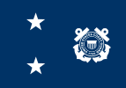 Flag of a United States Coast Guard rear admiral