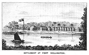Fort Wellington on the Black River, mid 1840s