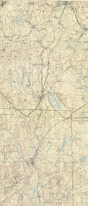 French River (Massachusetts + Connecticut) map