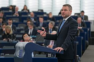 Future of Europe debate with Peter Pellegrini Slovak Prime Minister (33481905118)