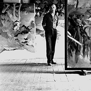 Georg Baselitz by Lothar Wolleh