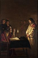 Gerard van Honthorst - Christ before the High Priest - WGA11650