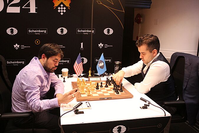 Hikaru Nakamura - Ian Nepomniachtchi, Candidates Tournament 2024