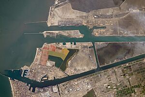 ISS-46 Suez Canal, Port Said, Egypt