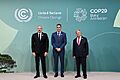 Ilham Aliyev, Pedro Sánchez, and António Guterres at COP29 in Baku, Azerbaijan - 2024
