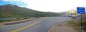 Independence Pass panorama from Highway 82