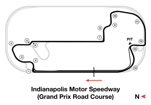 Indianapolis Motor Speedway Grand Prix Road Course 2024