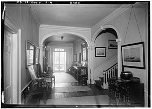 Interior view of Sion Hill, Havre de Grace, MD