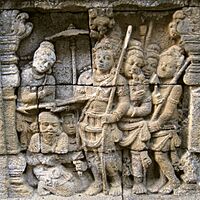 Jataka - Level 1 Balustrade Top - 050 Jataka, South Wall (8596158673)