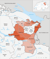 Karte Kanton St.Gallen Wahlkreise 2010