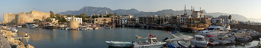 Kyrenia Harbour Panorama, North Cyprus