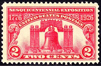 Liberty Bell 150th Anniversary 1926 Issue-2c