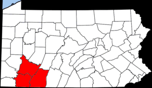 Map of PA Laurel Highlands