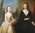 Maria Verelst - Duchess of Marlboro with Lady Diana Spencer