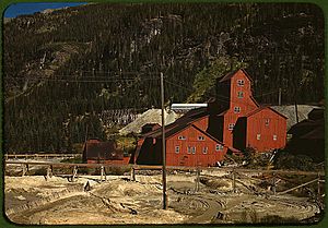 Mill at the Camp Bird Mine. Ouray County, Colorado, October 1940