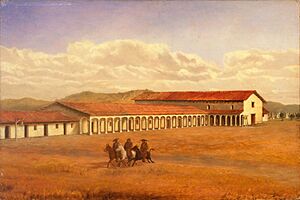 Mission San Miguel Arcángel (Oriana Day, c. 1877–84)